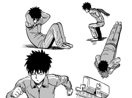 Сайтама 100 отжиманий Сайтама 100 отжиманий