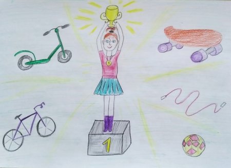 Рисунок на тему ЗОЖ аниме