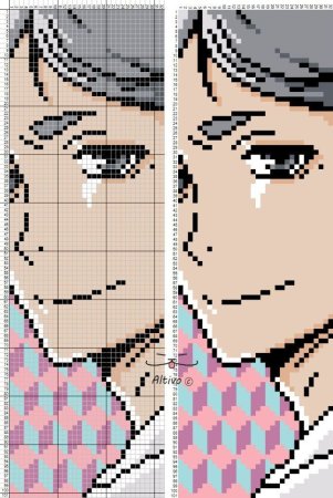 Аниме вышивать крестиком