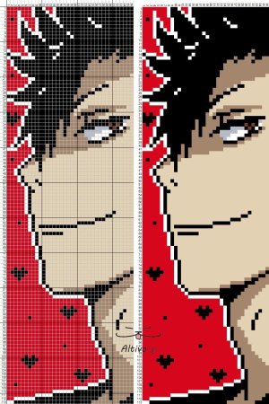 Схемы вышивки крестом аниме волейбол