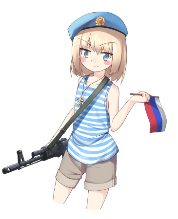 Аниме тянка ВДВ