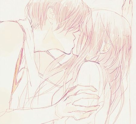 Рисовка аниме любовь