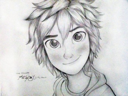 Хиро Хамада рисунок