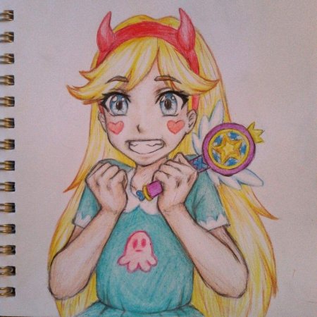 Звёздочка Баттерфляй для срисовки