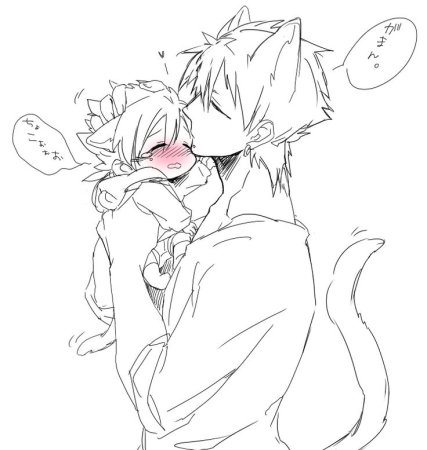 Милые аниме парни с ушками