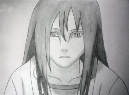 Аниме для срисовки Наруто Орочимару
