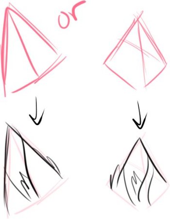 Кошачьи ушки референс