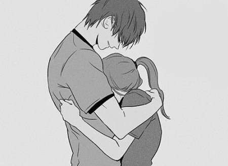 Рисунки для срисовки обнимашки