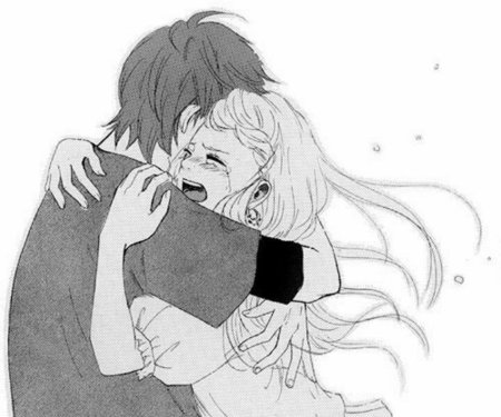 Аниме пара плачет