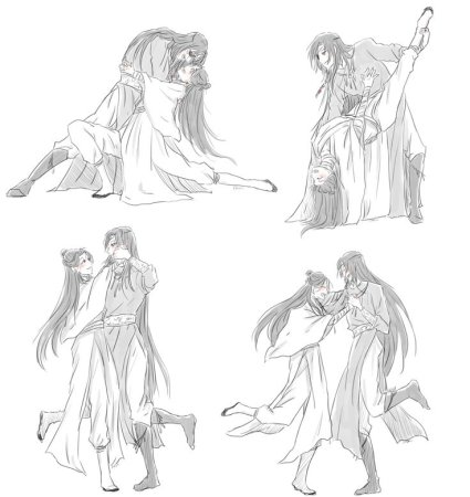 Благословение небожителей черно белые