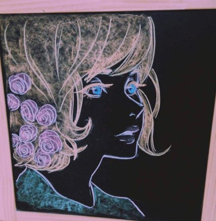 Шедевры на школьной доске