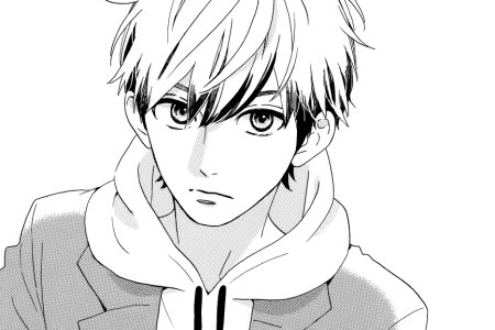 Аниме персонажи чб