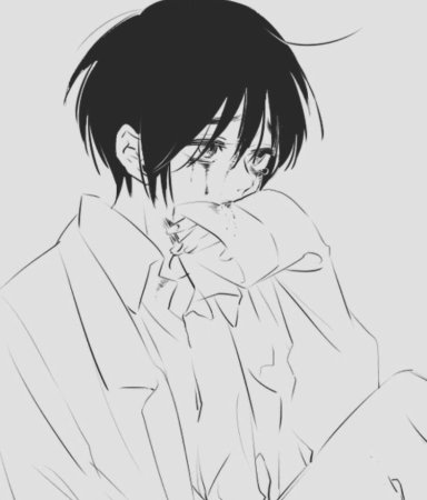 Плачущие аниме парни