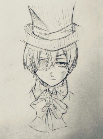 Темный дворецкий Сиэль скетчи