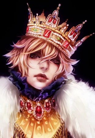 Парень в короне арт