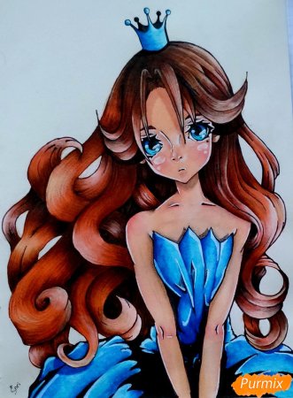 Рисунки девушек в стиле аниме