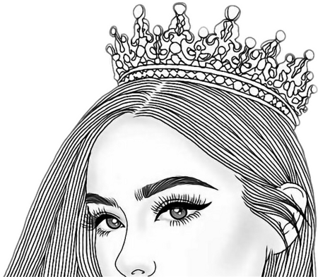 Крутые раскраски для девочек