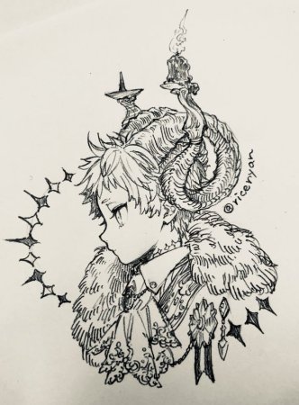 Арты для скетчбука демон