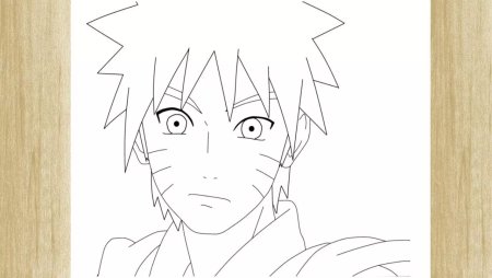 Наруто рисунок легкий