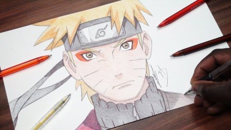 Наруто для рисования легкие
