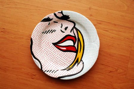 Скетч тарелка с едой