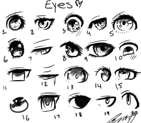 Аниме глаза