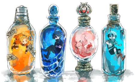 Флакон с жидкостью арт