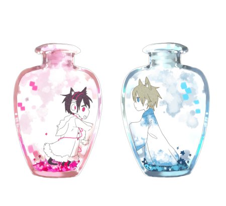 Аниме персонажи в банках