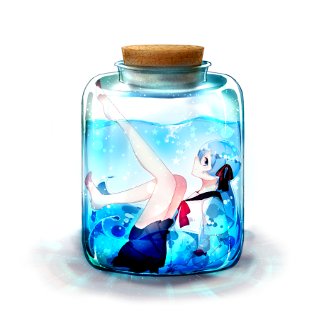 Баночка с водой арт