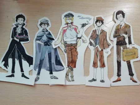 Анатомия персонажей Великий из бродячих псов