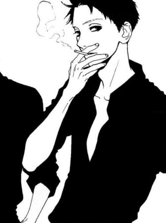 Аниме парень с короткими волосами