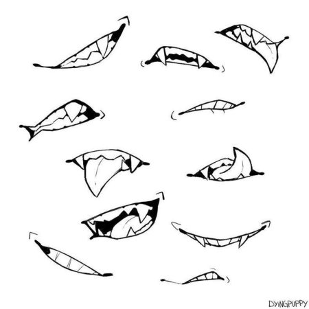 Рот для рисования