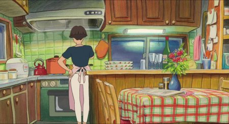 Мультяшная хозяйка на кухне