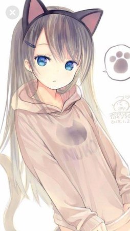 Раскраски аниме с ушками