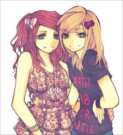 Две лучшие подружки арт