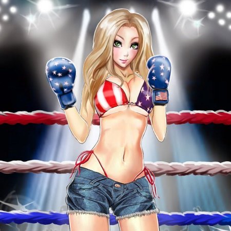 Боксёры девушки аниме