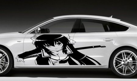 Аниме винил на авто