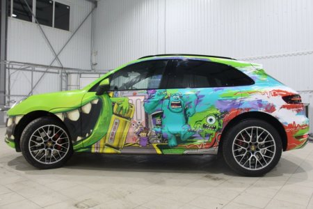 Porsche Macan аэрография