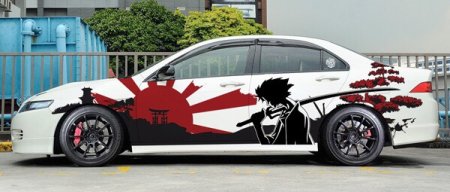 Самурай Honda Civic винил