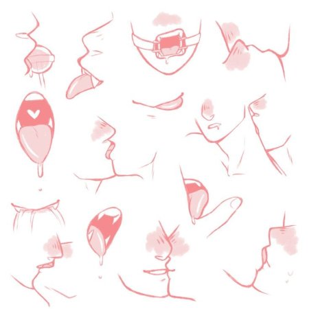 Туториал по рисованию рта