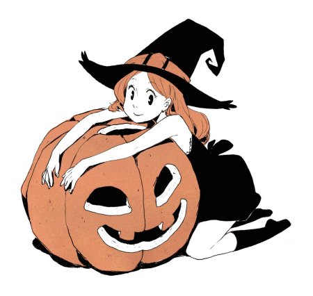 Хеловин тыква аниме референс