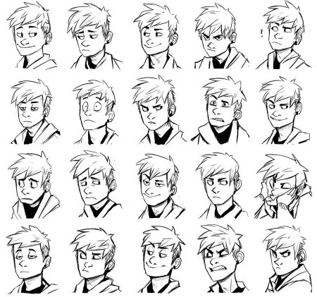 Эмоции аниме персонажей