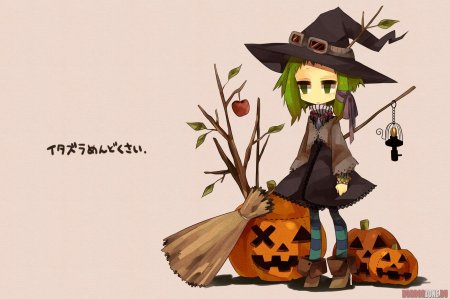 Хэллоуин в стиле аниме
