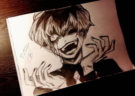Скетчбук аниме обложка