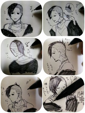 Рисунки для скетчбука гуль