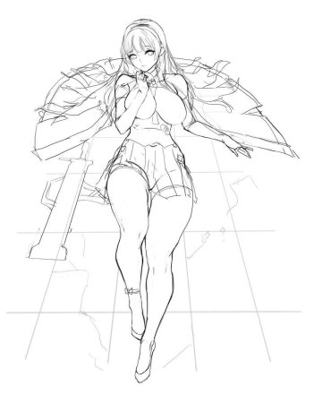 Тоука Киришима скетч