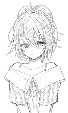 Аниме для срисовки карандашом