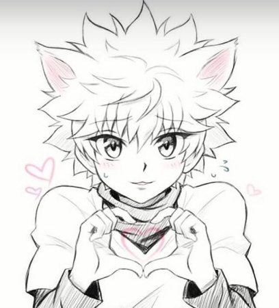 Киллуа черно