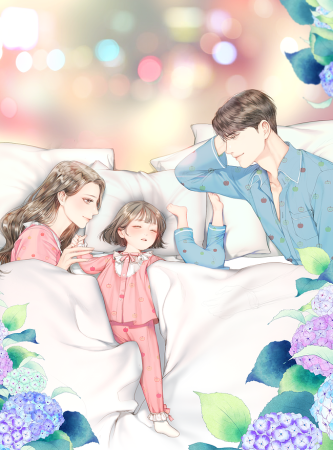 Аниме пара с ребенком