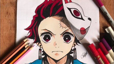 Маска Танджиро Камадо